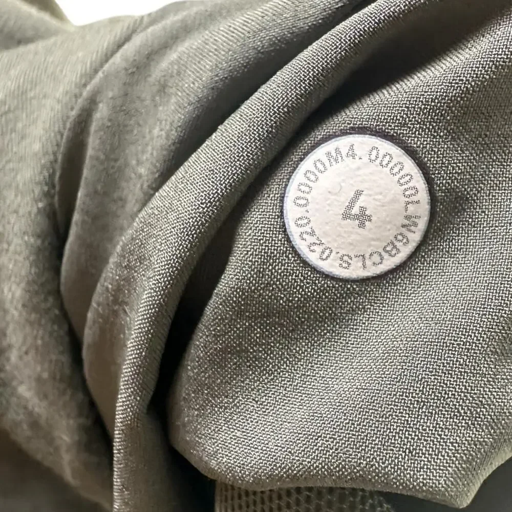 lululemon athletica Cropped Wide-Leg Cargo Pants in Olive Gray